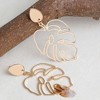 SOHI Women's California Gold Party Drop Earring - 2 of 4