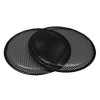 Unique Bargains Mesh Woofer Subwoofer Grill Car Speaker Cover Black 2 Pcs - 3 of 4