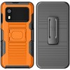 Nakedcellphone Combo for Zebra EM45 RFID Mobile - Rugged Case with Grip Stand and Belt Clip Holster - 2 of 4