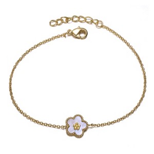 Guili Elegant 14k Gold Plated Flower Bracelet for Girls and Teens Ð Charming, Timeless Jewelry with a Delicate and Feminine Design - 1 of 3