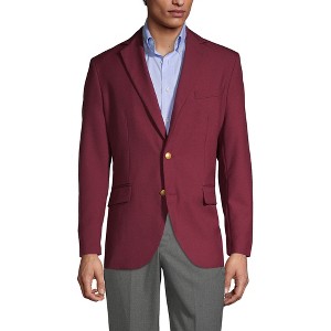 Lands' End School Uniform Men's Hopsack Blazer - 1 of 4