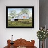 PAGED Modern Framed Wall Art for Living Room, Boho Wall Decor– "Tulip Quilt Block Barn" by Billy Jacobs, Hang Framed Print, Bathroom Wall Decor - 2 of 4