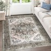 COZONY Washable Rug, Stain Resistant Non-Slip Area Carpet with Vintage Medallion for Living Room and Bedroom - 2 of 4