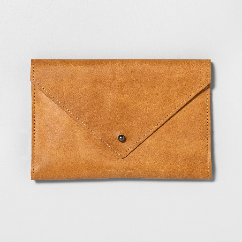 Leather Wallet Cognac - Hearth & Hand with Magnolia, Red was $23.0 now $11.5 (50.0% off)