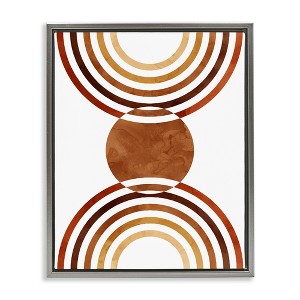 Stupell Industries Boho Earthy Arches Floating Frame Canvas Art - 1 of 4