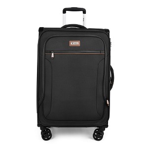 New York XPress XJ-1907-20in-Expandable 20% Luggage-Suitcases with Wheels Hardshell-Softside Luggage-w/TSA LOCK w/Spinner Wheel. - 1 of 4