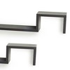 (Set of 2) 22.5" x 4.7" Floating Wall Shelving Set - Danya B. - 3 of 4