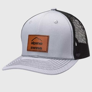 Alpine Swiss Trucker Hat Snapback Mesh Back Cap Adjustable Breathable Casual Baseball Cap - 1 of 4