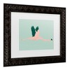 Trademark Fine Art - Annie Warren  Sherbet Flamingos Ii Matted Framed Art - 3 of 4