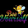 Adult Design By Humans Bee Yourself Rainbow Pride By AmusingDesignCo T-Shirt - 2 of 2