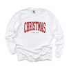 Simply Sage Market Women's Christmas Vibes Varsity Long Sleeve Garment Dyed Tee - 3 of 4