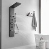 BWE 6-Shower Rain Shower Tower Shower Panel System with Rainfall Shower Head and Shower Wand - 4 of 4