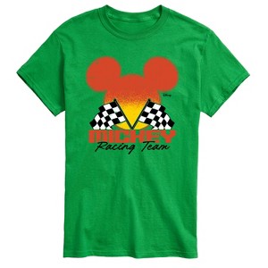 Men's - Disney - Mickey Racing Team Short Sleeve Graphic T-Shirt - 1 of 3