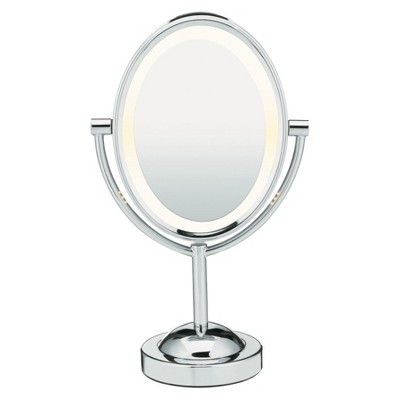 Conair Oval Chrome Double-Sided Mirror