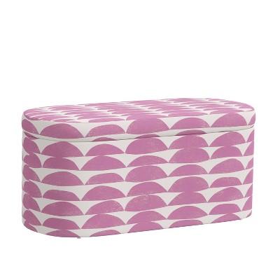 Skyline Furniture Flynn Upholstered Storage Bench