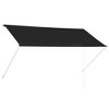 vidaXL Retractable Awning 98.4 in.x59.1 in. Anthracite - 2 of 4