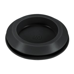 Unique Bargains Silicone Durable Waterproof Shock Absorption Mechanical Fasteners Black - 1 of 4