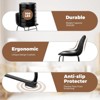 Gikpal Barstools, Counter Height Bar Stools with Back, Modern PU Leather Armless Chairs with Footrest and Metal Legs, for Kitchen Living Room Pub - 3 of 4