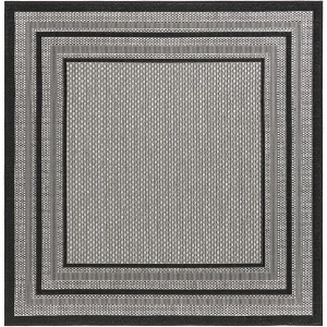 Unique Loom    Outdoor Border Multi Border Area Rug - 1 of 4