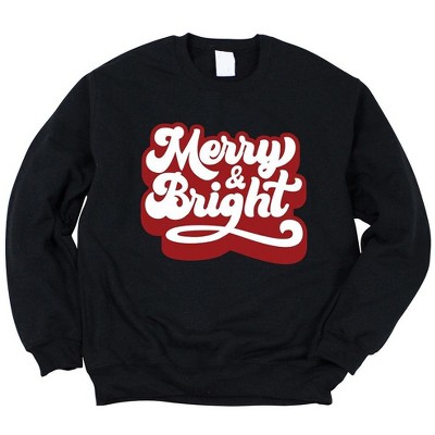 Simply Sage Market Women's Graphic Sweatshirt Retro Merry and Bright