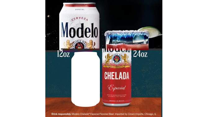 Modelo Chelada Especial Beer - 3pk/24 fl oz Cans, 2 of 13, play video