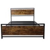 DOMETOUR Twin Size metal bed Sturdy System Metal Bed Frame,Modern style and comfort to any bedroom,black - 2 of 4