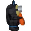 Gemmy Airblown Inflatable Dave in Bat Costume, 3.5 ft Tall, Black - 3 of 4