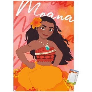Trends International Disney Princess: Flower Senses - Moana Unframed Wall Poster Print White Mounts Bundle 22.375" x 34" - 1 of 4