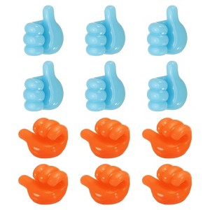 Unique Bargains Cord Holders Cable Clips for Nightstand Plastic Modern Minimalist Cable Clips Management - 1 of 4