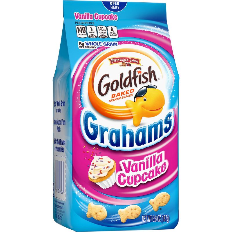 Goldfish Grahams Vanilla Cupcake Crackers - 6.6oz, 5 of 8