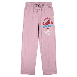Wizard of Oz "There's No Place Like Home" Women's Pink Sleep Pajama Pants - 1 of 3