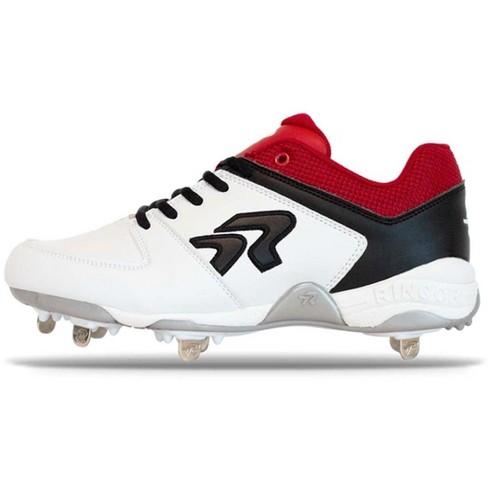 White ringor softball on sale cleats