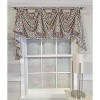 RLF Home 3" Rod Pocket High Quality Fabric Petite Flower 3-S Victory Swag for Windows 54" x 15" Multi - 2 of 4