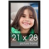 PosterPalooza | Classic Modern Grey Picture Frame - UV Acrylic, Foam Board Backing, Hanging Hardware - 2 of 4