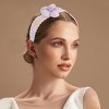 Unique Bargains Girl's Elegant Flower Headwraps 13.19"x2.17" 1 Pc - 2 of 3