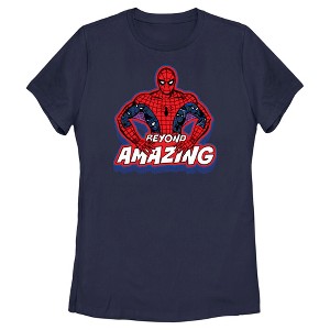 Women's Spider-Man: Beyond Amazing Retro Pose T-Shirt - 1 of 4