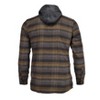 Burnside Men's Yarn Dyed Mid Weight Flannel Hoodie Shirt Jacket - 2 of 3