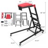 400lb Heavy-Duty Engine Creeper - Adjustable 48" to 66" Automotive Mechanic Stool w/ 6 Swivel Wheels & Tool Pouch - 2 of 4