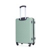 Vynxaria 4-Piece ABS Lightweight Suitcase Set (16/20/24/28'') with Rotating Wheels, 24/28'' with TSA Lock - 3 of 4