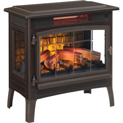 Duraflame 3d 24 W X 23.4 H X 12.9 D Infrared Electric Fireplace Stove -  Bronze, Dfi-5010-02 : Target
