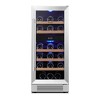 Yeego Dual Zone 15 in. 33-Bottles Built-In Wine Cooler Refrigerator - 2 of 4