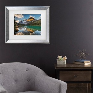Trademark Fine Art Pierre Leclerc Edith Cavell Mountain Matted Framed Art - 1 of 4
