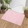 Washable rug. Modern solid-color, non-slip. Non-shedding, low-pile, foldable. Contemporary minimalist. For living/dining/bedrooms - 3 of 4