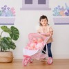 Olivia's Little World Twinkle Star Princess Baby Doll Twin Stroller, Pink - 2 of 4