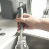 OU Bottle & Glass Brush – Ergonomic, Flexible Bristles for Scratch-Free, Deep Cleaning of Cups, Bottles & Glasses - 2 of 4