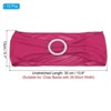 Unique Bargains Polyester Wedding Decoration Stretch Chair Sashes Bows 10 Pcs - 2 of 4