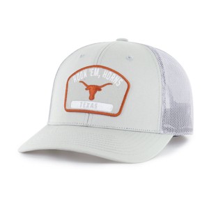 NCAA Texas Longhorns Trucker Hard Mesh Snapback Hat - Gray - 1 of 2