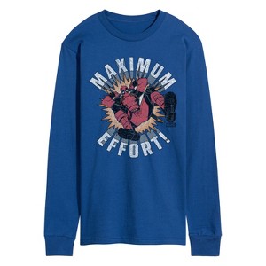 Men's - Marvel - Deadpool Maximum Effort Long Sleeve Graphic T-Shirt - 1 of 4