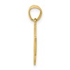 Black Bow Jewelry 10k Yellow Gold Small Dove Silhouette Pendant - 2 of 4