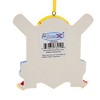 Polarx 3.5 Inch Softball Shield Christmas Tree Ornament , Christmas Decor Softball Bats Field (1PC) - 3 of 4